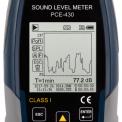 PCE 分貝計 PCE-430-EKIT 包括外部噪音計套件